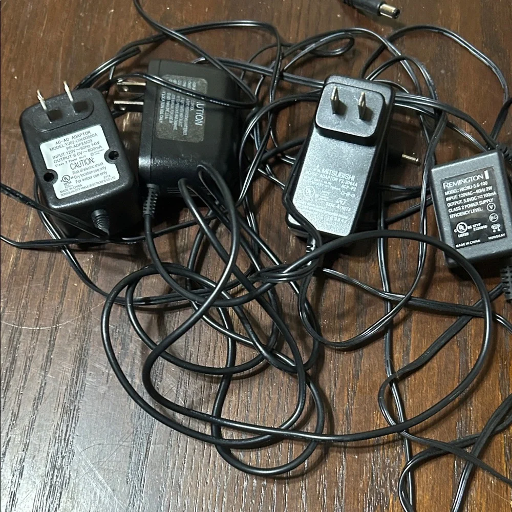 Assorted Black Power Adapters